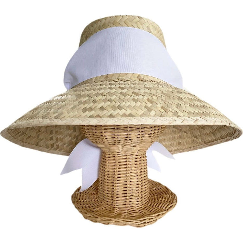 Women's Amaryllis Wide & Short Brim Grosgrain Ribbon Sun Hat
