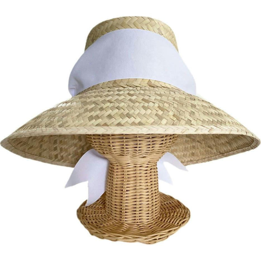 Amaryllis Sun Hat - Brown Wide & Short Grosgrain Ribbon