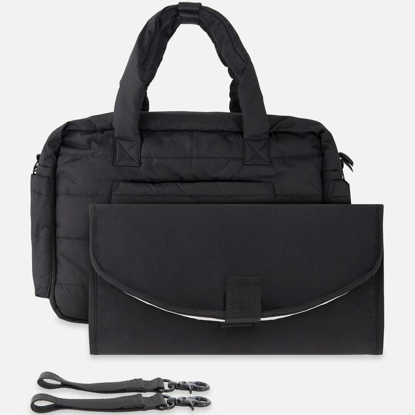 Diaper Bag With Changing Mat Black
