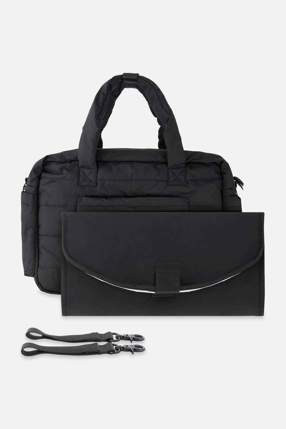 Diaper Bag With Changing Mat Black