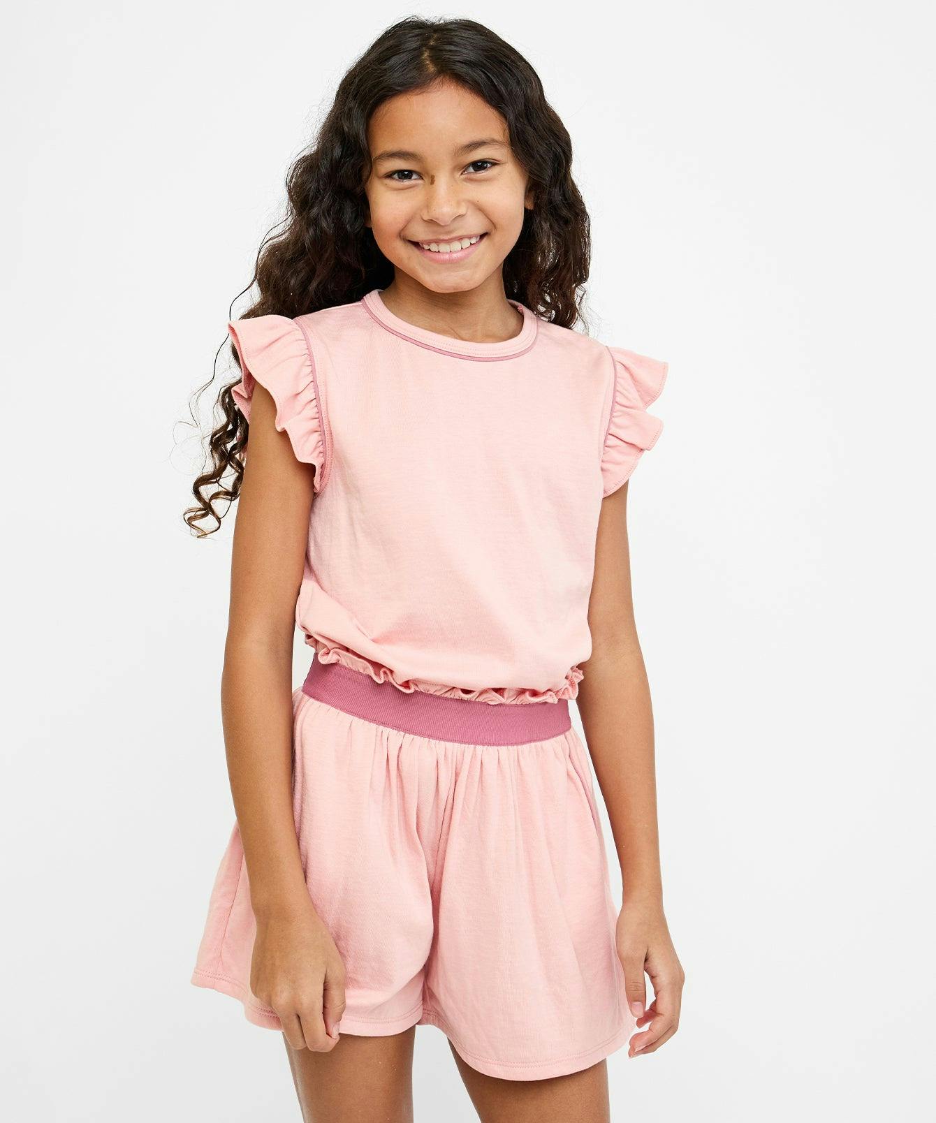 Bea Short Set, Dusty Rose