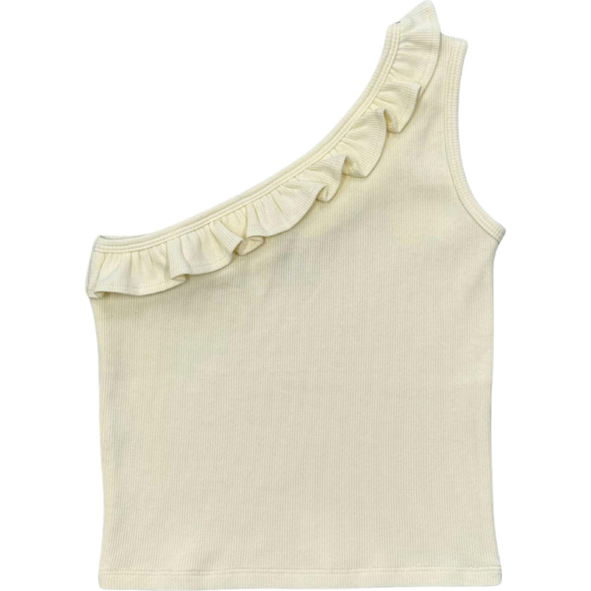 One-Shoulder Ribbed Tank