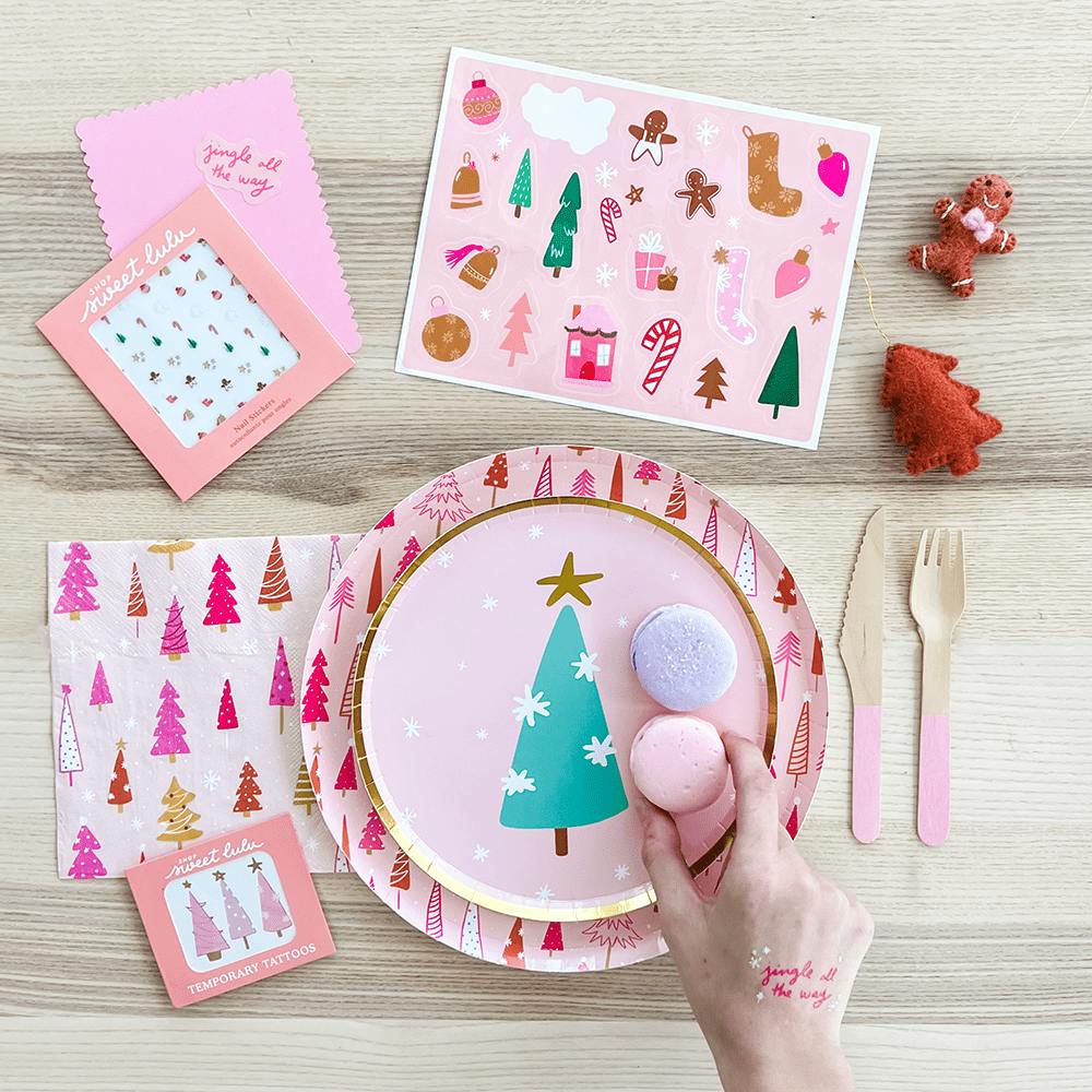 Jingle All the Way Dessert Plates
