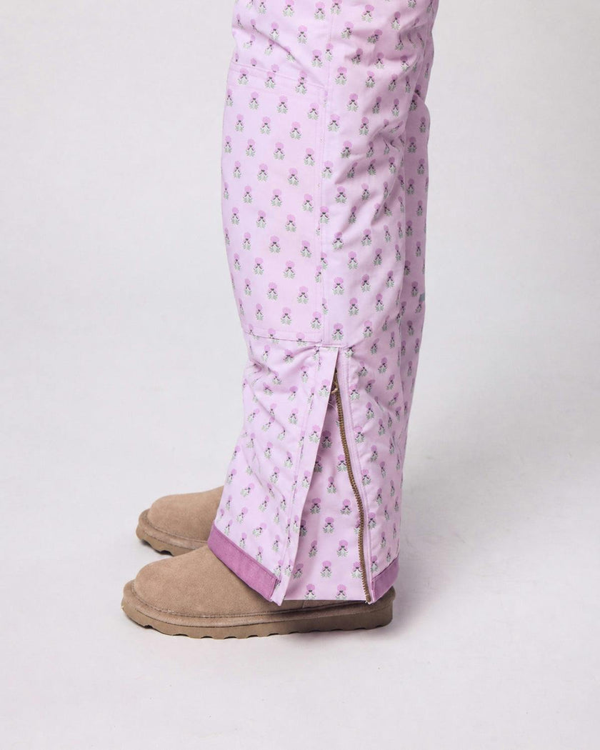 Kids Snow Pant in Pink Marigold