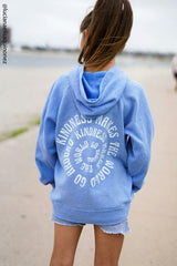Kid's Blue World Hoodie-Unisex