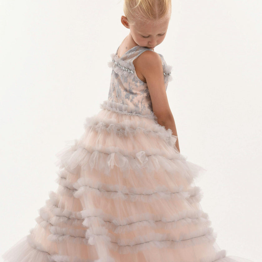 Pink Marianna Embroidered Dress