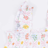 Spring Blooms Bow Trellis - Ruffly Strap Top and Bloomer