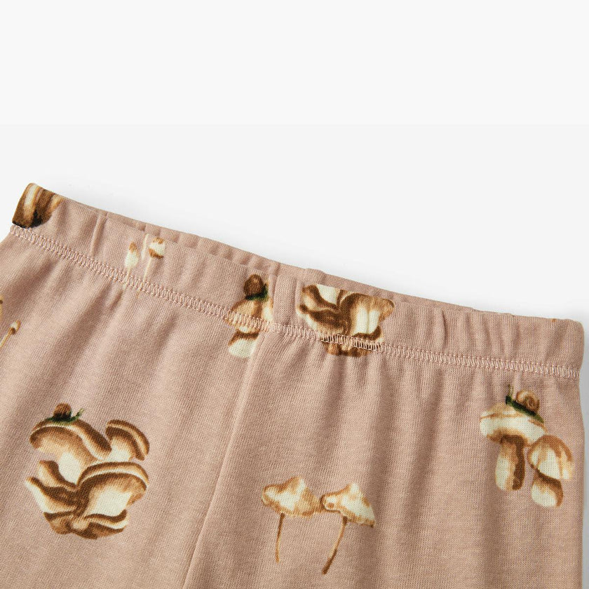 Mushroom Organic Cotton Dress and Legging Set