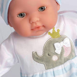 Nonis Boutique: 15" Doll - Blue 10pc