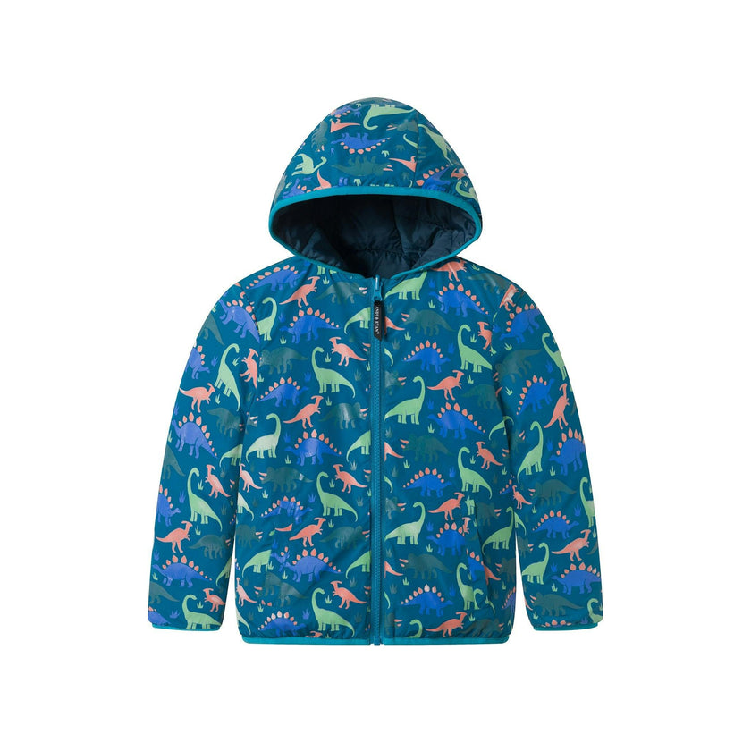Reversible Color-Changing Puffer Jacket | Dino Adventure