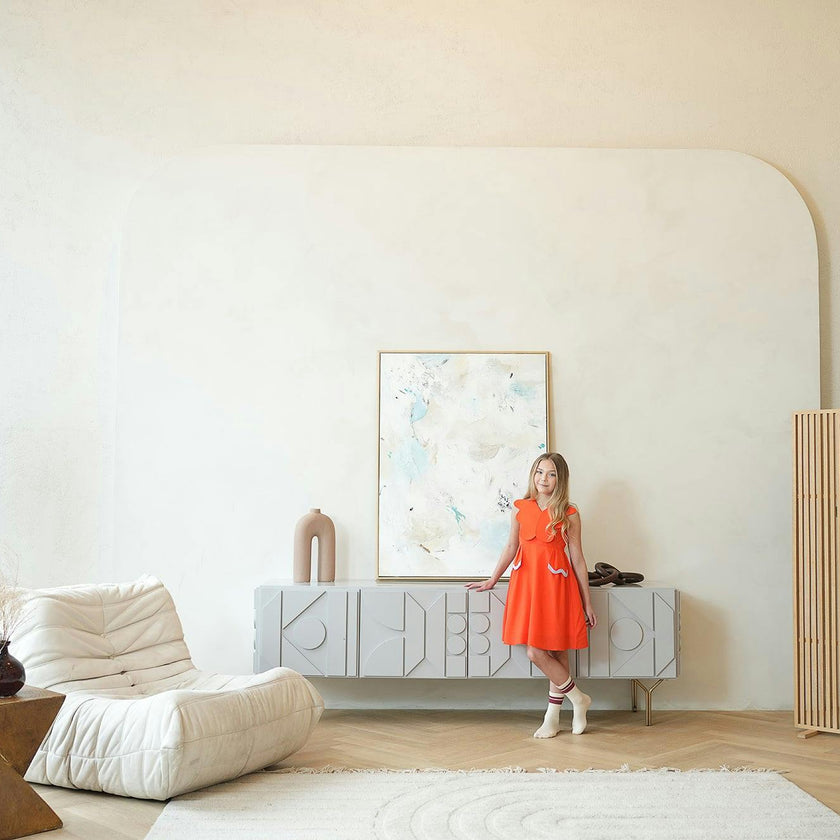 Colette Dress, Orange