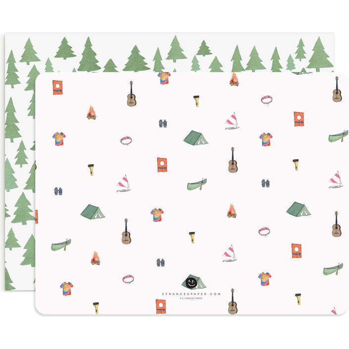 Set of 8 Flat Notecards