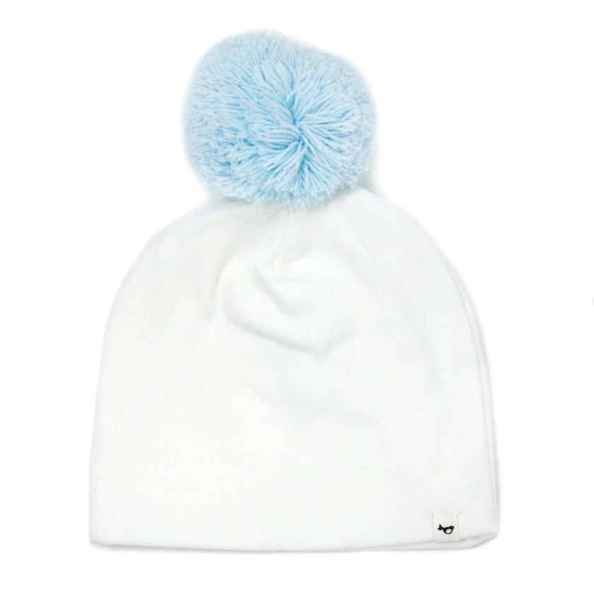 Sky Blue Pom Hat