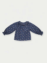 Cécile Blouse - Ditsy Bouquet Navy