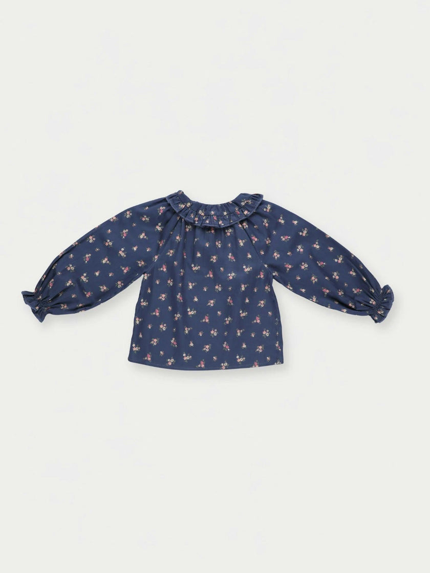 Cécile Blouse - Ditsy Bouquet Navy