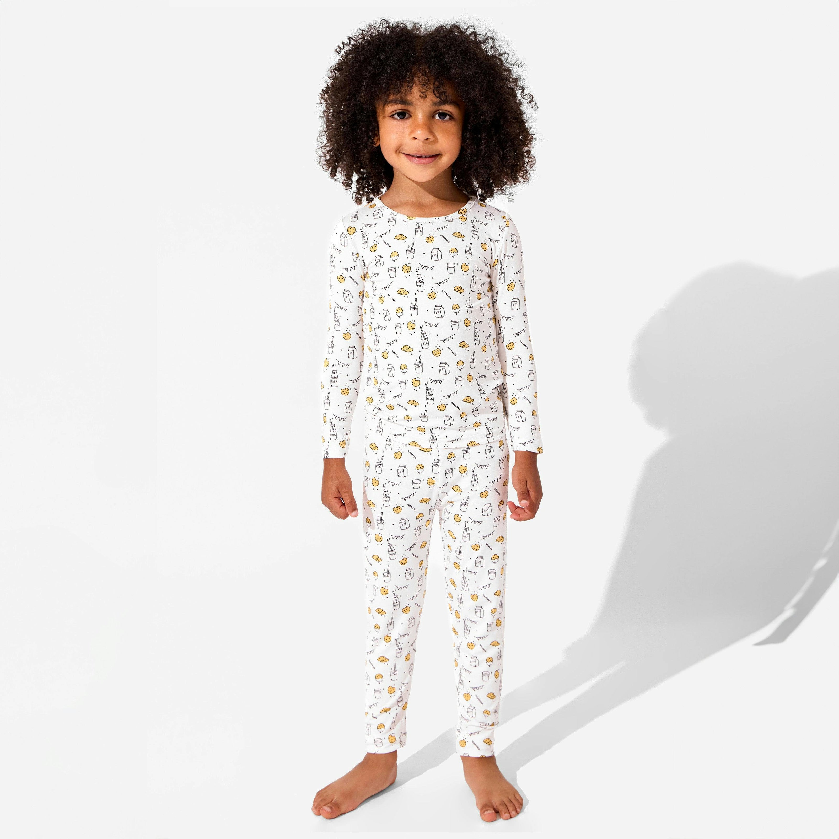Milk & Cookies Bamboo Kids Pajamas