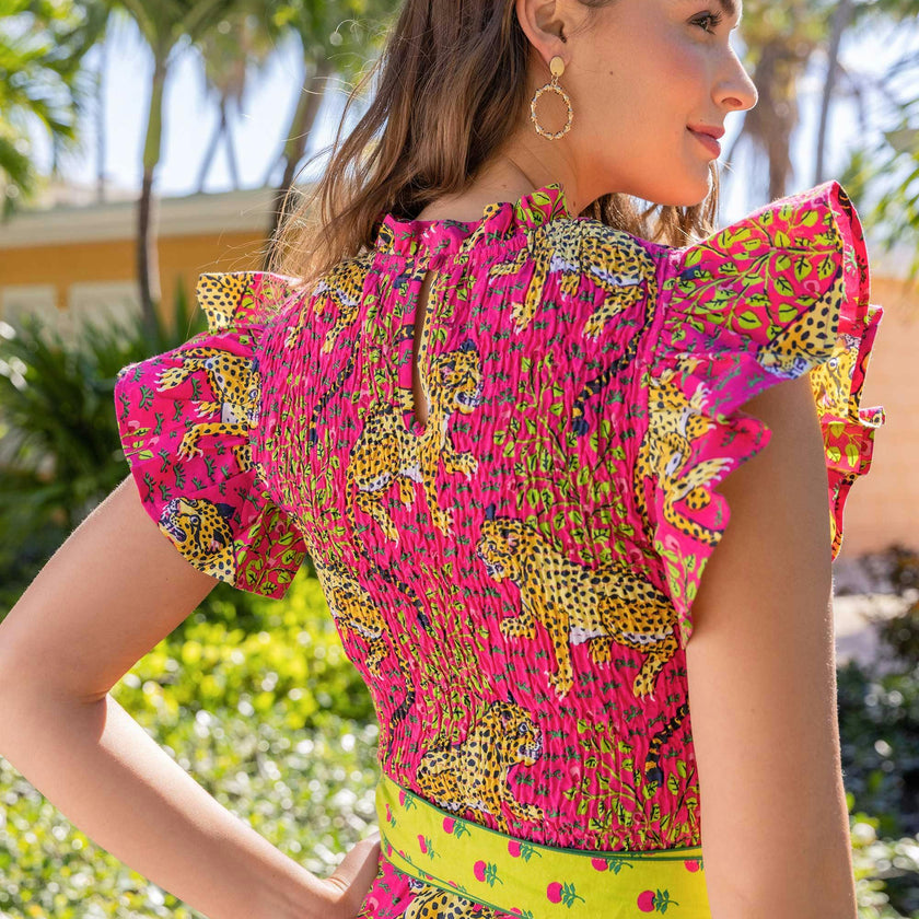 Bagheera - Ready to Ruffle Dress - Hot Pink