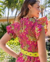 Bagheera - Ready to Ruffle Dress - Hot Pink