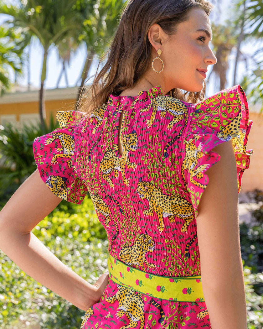 Bagheera - Ready to Ruffle Dress - Hot Pink