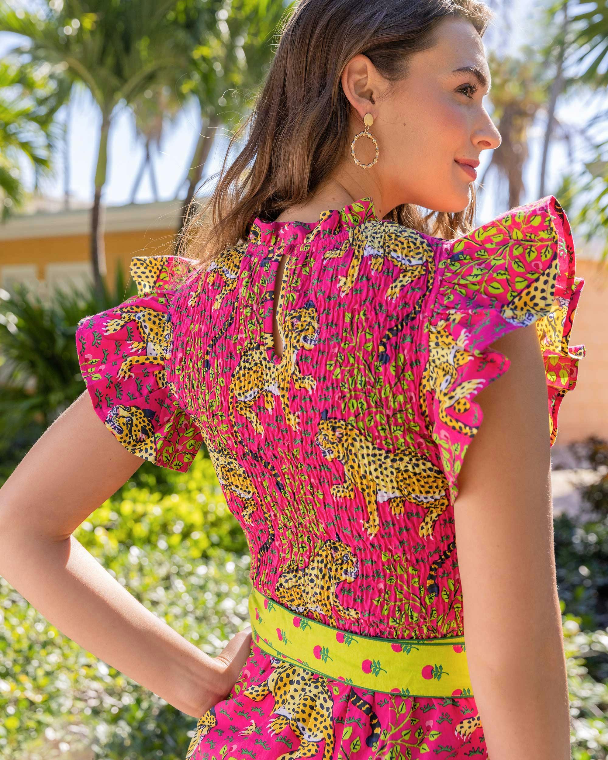 Bagheera - Ready to Ruffle Dress - Hot Pink