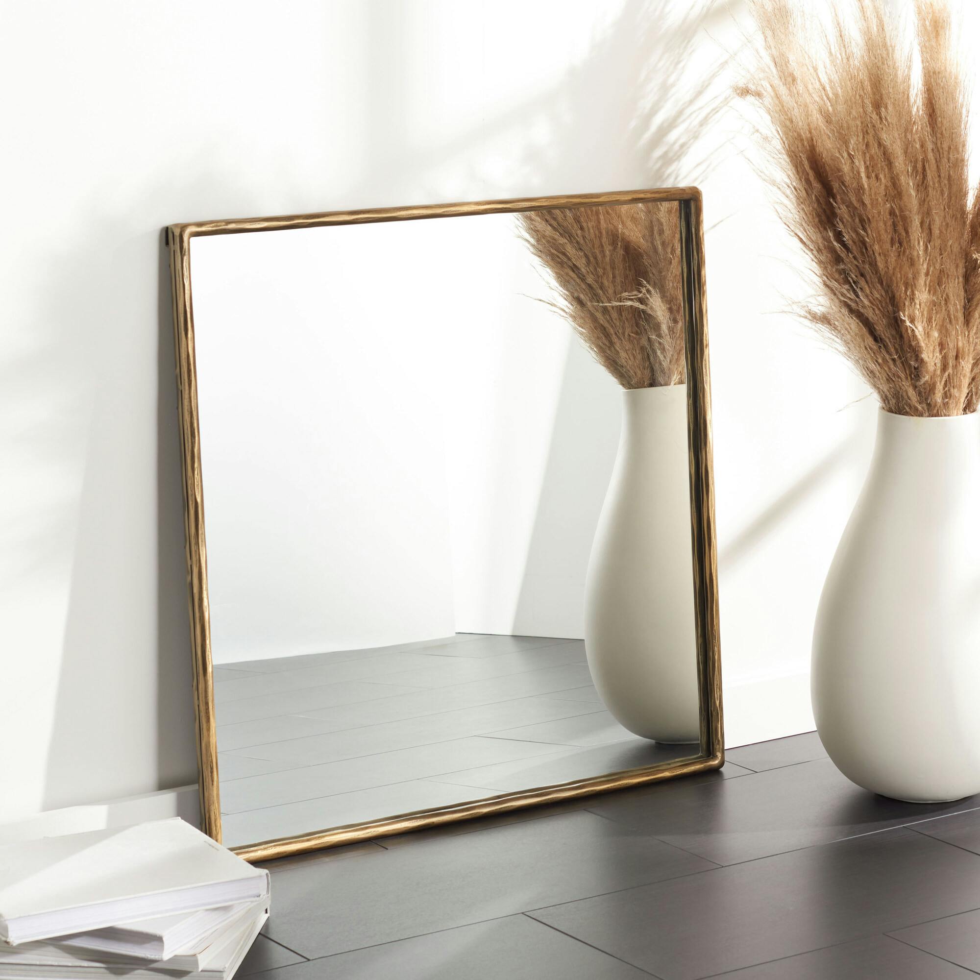 Yvette Square Metal Mirror