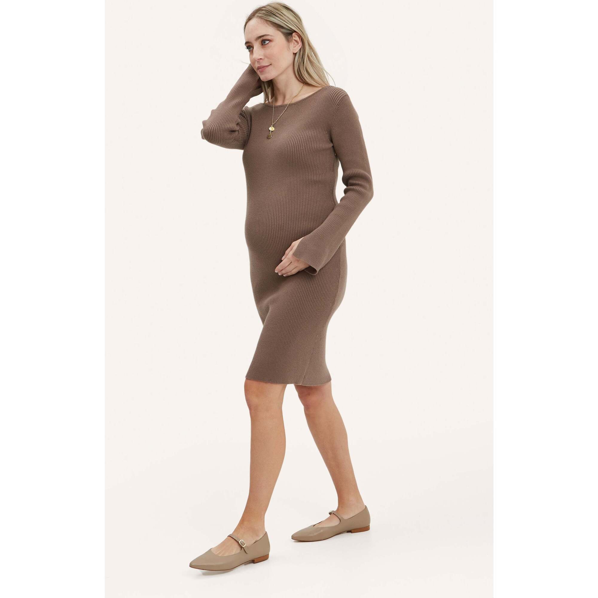Hudson Dress, Brown
