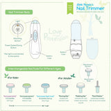 Baby Electric: Nail Trimmer - Pink