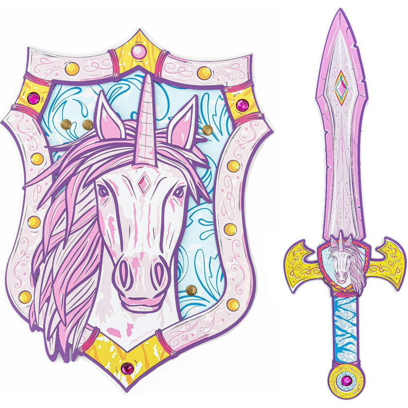 Enchanted Unicorn EVA Foam Sword & Shield Bundle