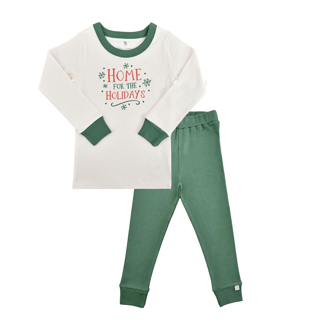 pajamas | home for the holidays pine green