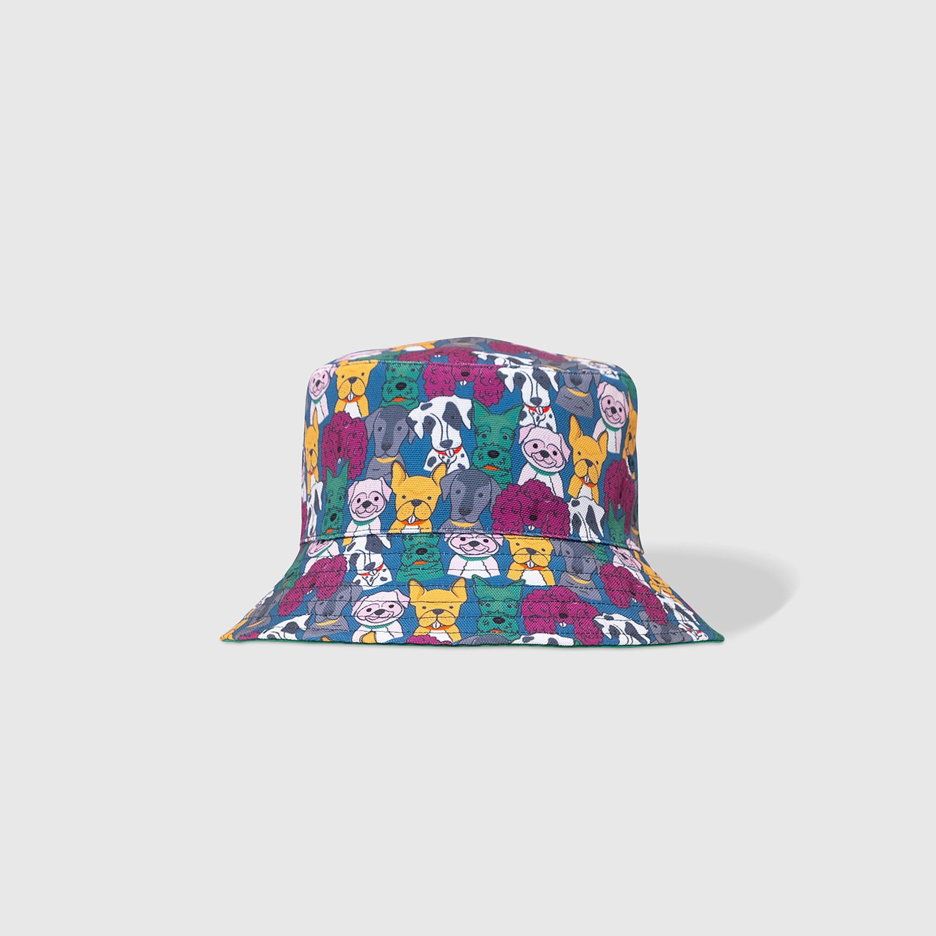 Reversible Bucket Hat – Pals in Print Collection: Walter & Friends