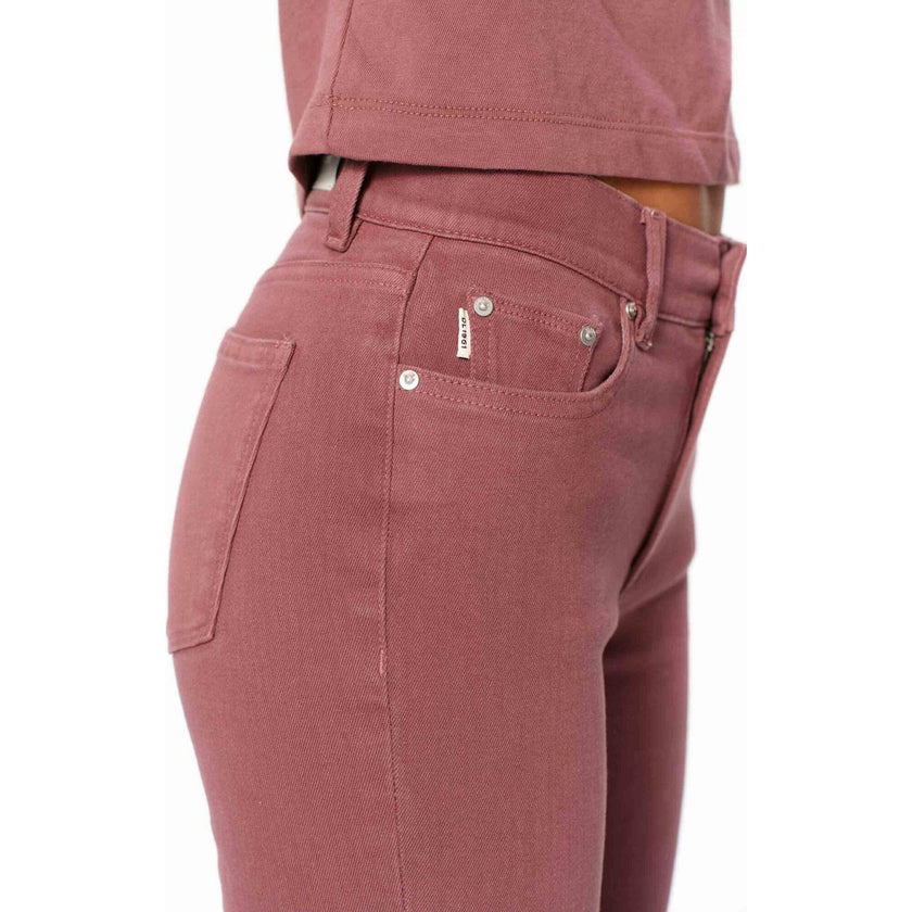 Mara Straight Mid Rise Instasculpt™ Ankle Jeans | Dried Rose