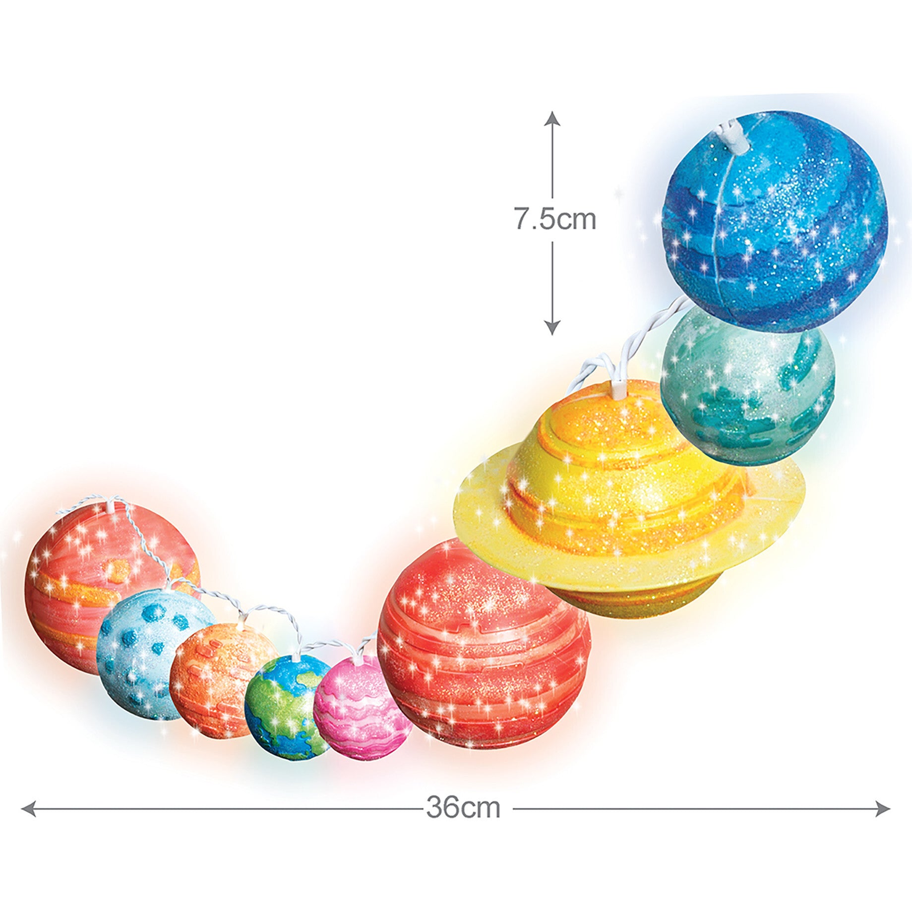 STEAM Powered Kids: Solar System String Lights