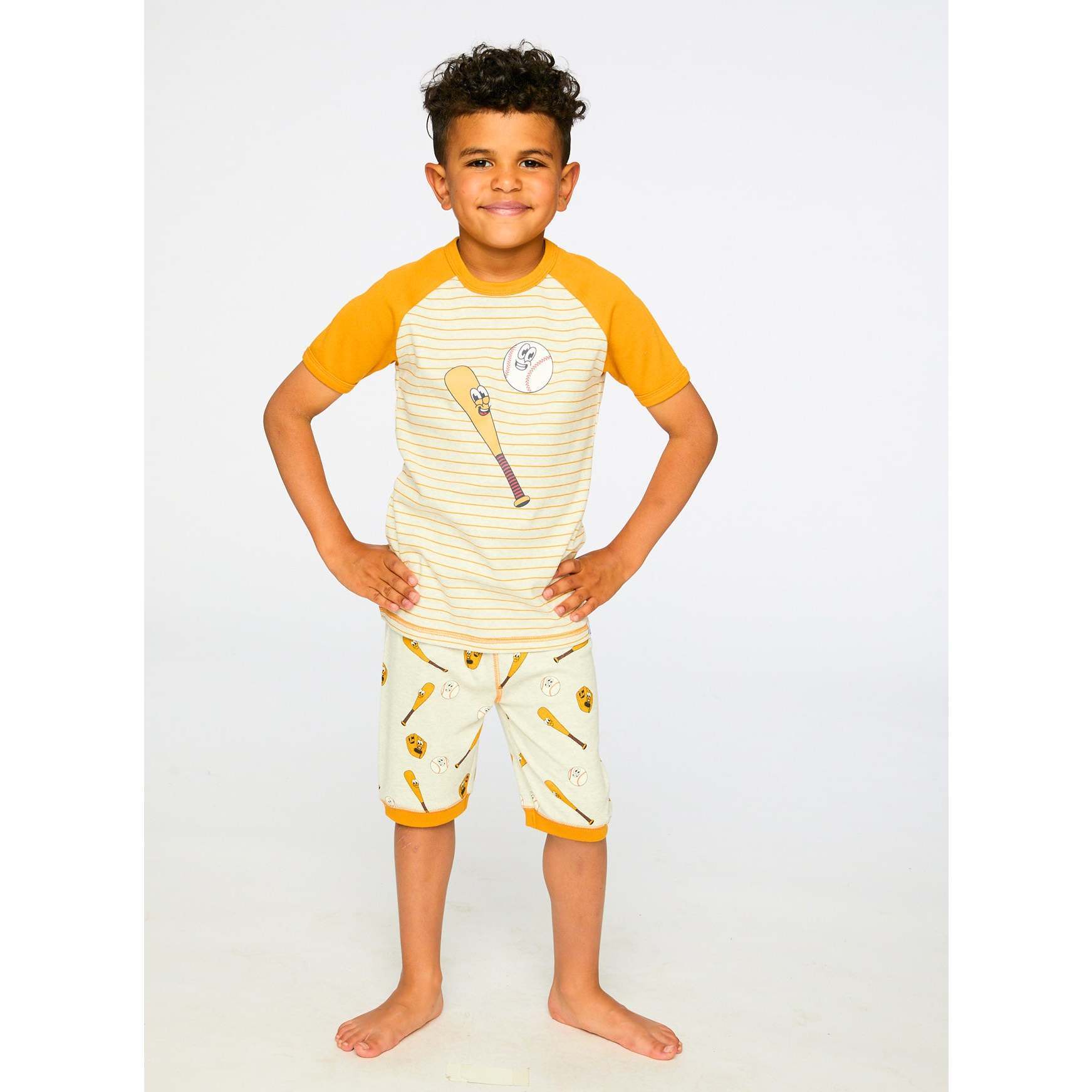 Organic Cotton Two-Piece Pajamas Set, Grey