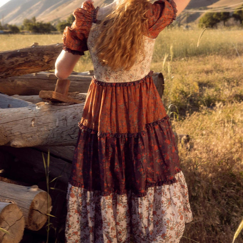 Emily Dress in Fall Floral