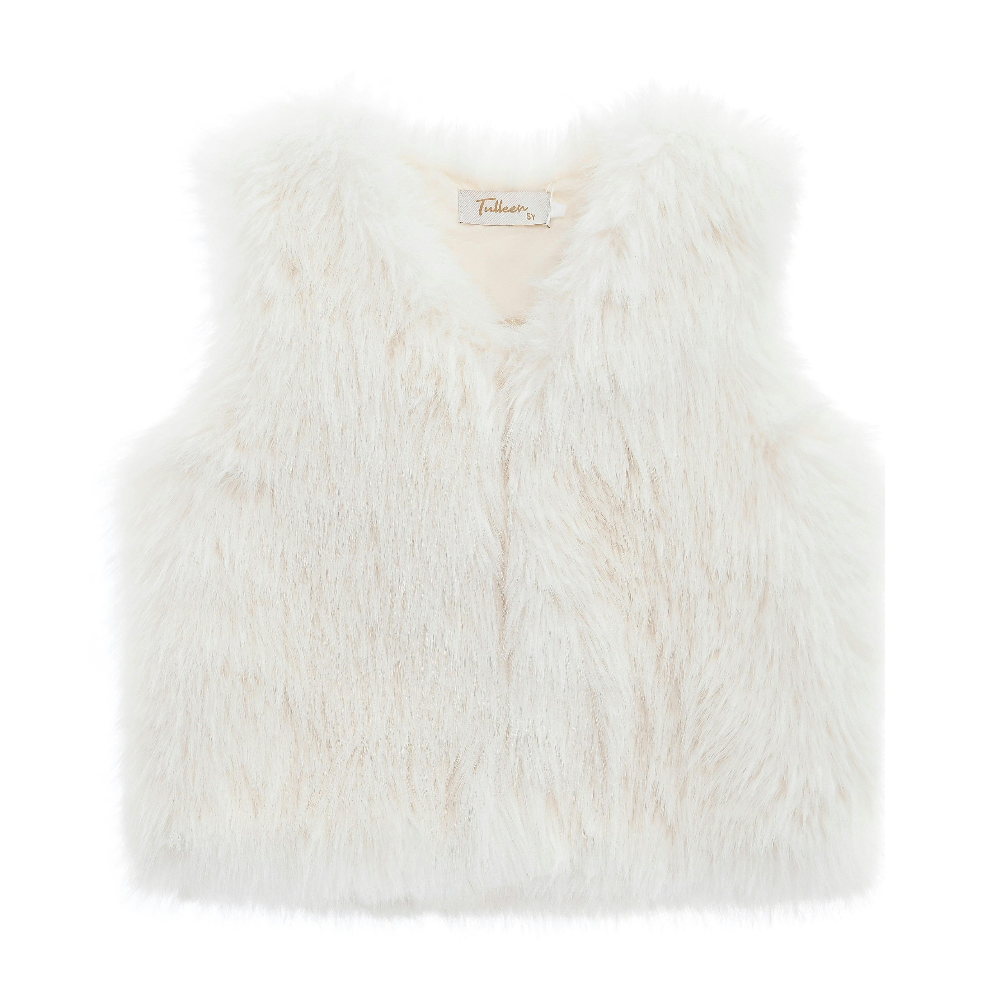 Ivory Faux Fur Chic Vest