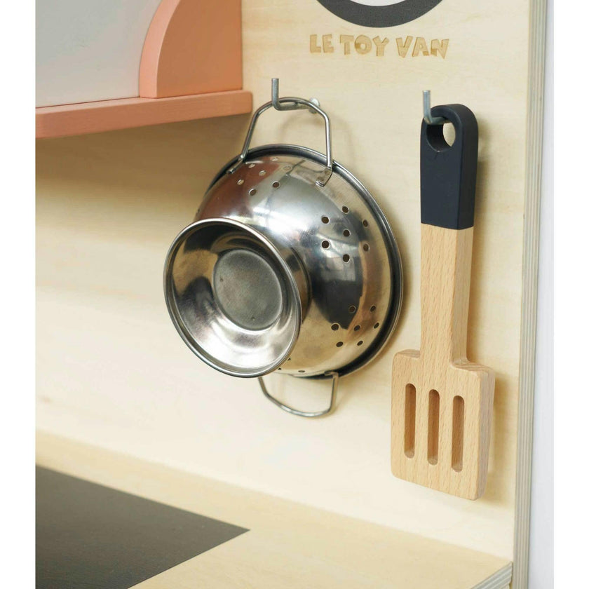 Rattan Family Size Wooden Play Kitchen
