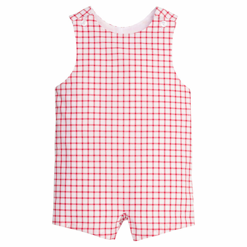 Vintage John John - Red Windowpane