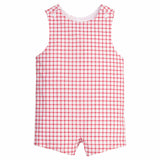 Vintage John John - Red Windowpane