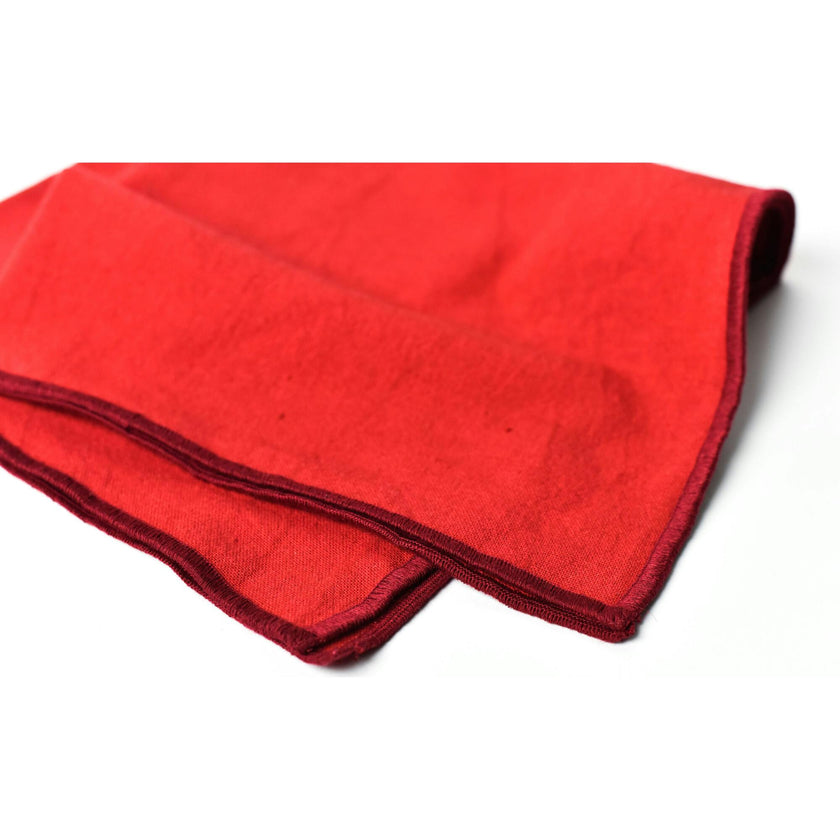 Color Block Red Napkin
