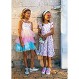 Paillette Ombre Tutu Dress, Multi