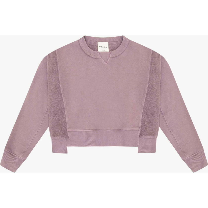 Tenly Cotton Fleece Reverse Insert Sweater