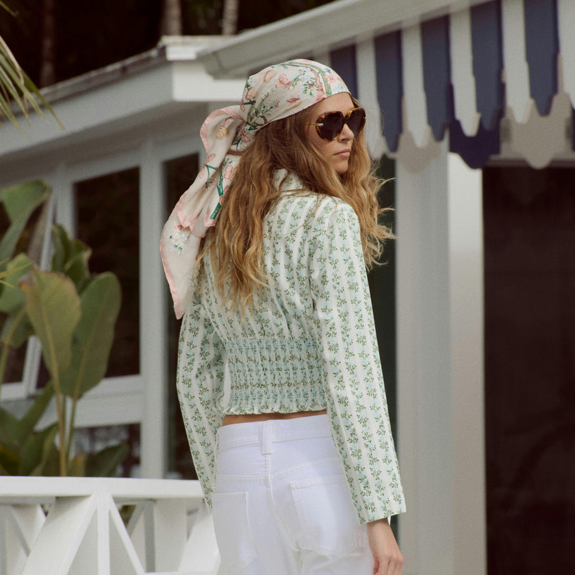 The Hunter Jacket - Brocade Vine Stripe