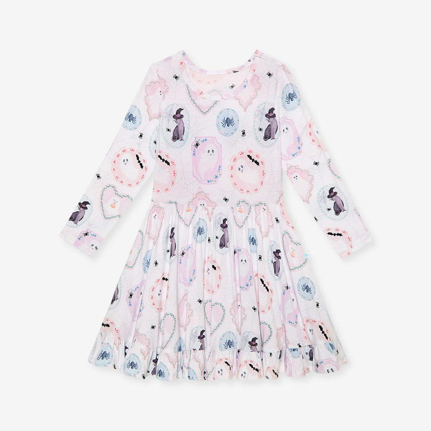 Posh Spooks Ruffled Twirl Dress