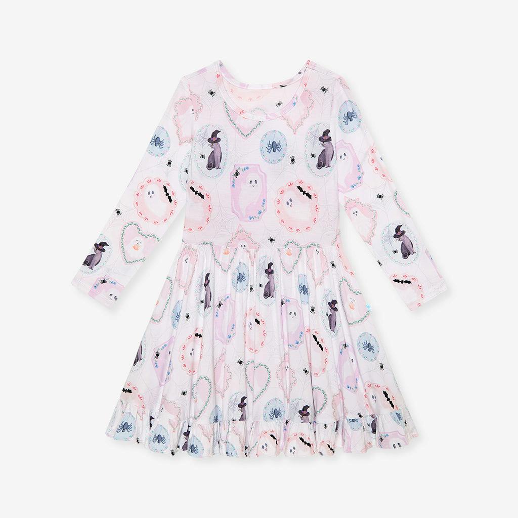 Posh Spooks Ruffled Twirl Dress