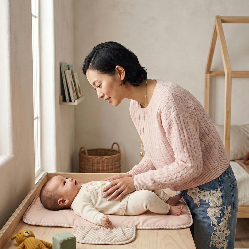 Portable Mini Maven Changing Clutch | Check, Powder | Toddlekind