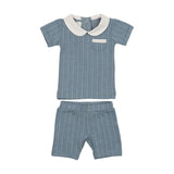 Raised Stripe Two-Piece Set