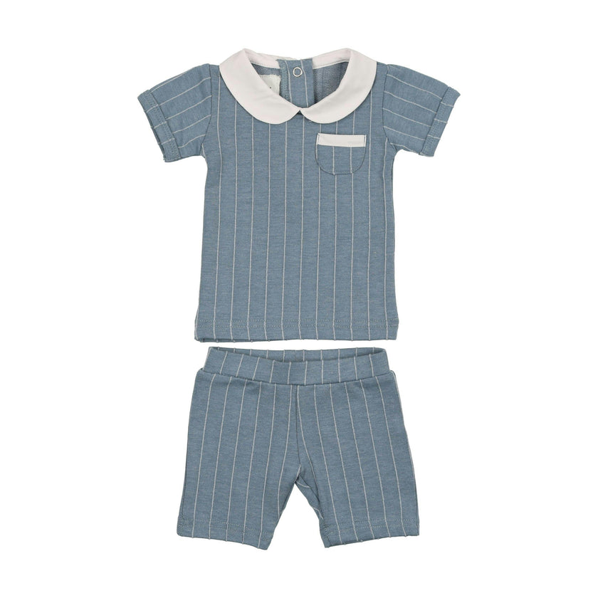 Raised Stripe Two-Piece Set