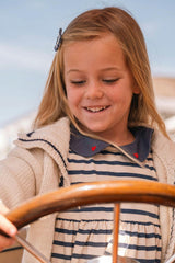 Marina Dress in Navy Stripe