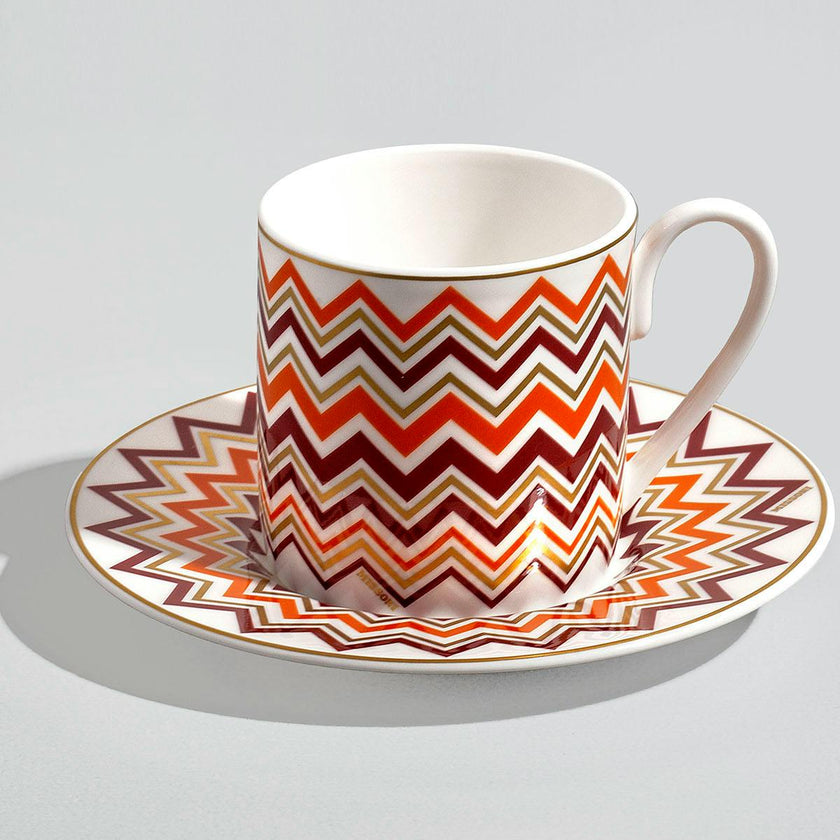 Coffee Cup & Saucer Iconic Set of 2 In Luxury Box Diam. 2.3"
