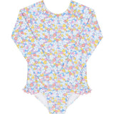 girls jasmine blossom rashguard one piece